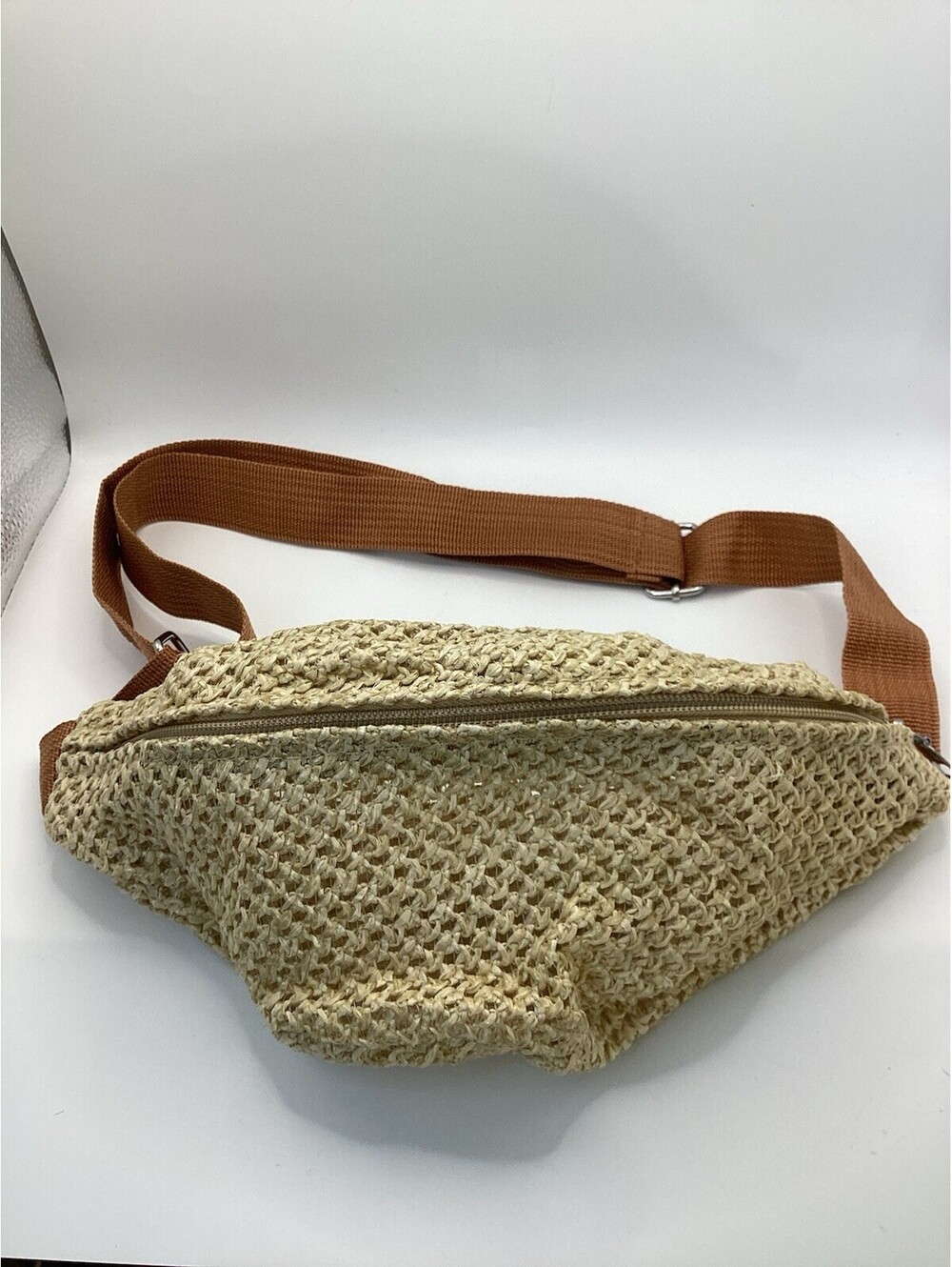 SUPER CUTE! TIK TOK VIRAL  Rafia Belt Bag, Bum Bag, Crossbody Fanny pack. NEW